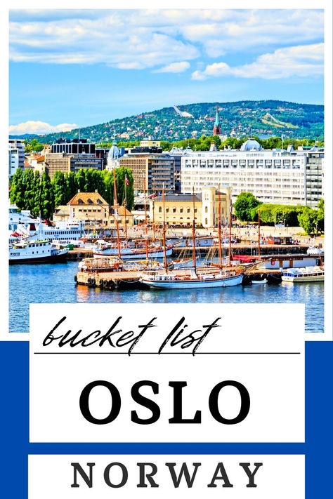 There is a reason why Oslo is one of the most visited places in Norway. It is a city full of history, wonderful sites, and activities that showcase Norwegian culture. If you are wondering about the best things to do in Oslo, we have just the list for you! Things To Do In Oslo Norway, Iceland Cruise, Things To Do In Norway, Norwegian Culture, Trips In Europe, Norway Travel Guide, Oslo Opera House, Travel Destinations Bucket Lists, Norway Travel