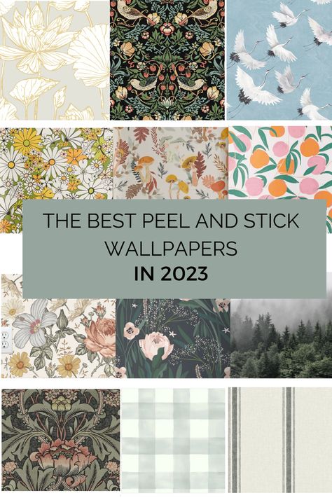 Peel and stick wallpaper patterns for bedrooms and bathrooms Peal And Stick Wallpaper, Woodland Wallpaper, Cheap Wallpaper, Forest Wall Mural, Bold Wallpaper, Inspire Me Home Decor, Wallpaper Accent Wall, Diy Wallpaper, Watercolor Wallpaper