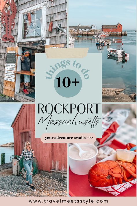 Rockport massachusetts travel guide Manchester By The Sea Massachusetts, Massachusetts Travel Guide, Rockport Massachusetts, New England Trip, Coastal Fall, England Beaches, England Road Trip, Massachusetts Travel, Visiting Boston