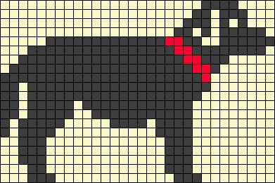 Dog perler bead pattern                                                                                                                                                                                 More Labrador Knitting Pattern, Knitting Fair Isle, Diy Finger Knitting, Fair Isle Chart, Intarsia Knitting, Lab Dog, Fair Isle Knitting Patterns, Fair Isles, Crochet Tapestry