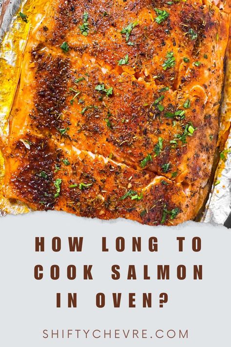 Whether you want to pair salmon with other foods or bake it as a barbecue, overcooking or undercooking will hamper its taste, and your efforts may be wasted. Hence, you must get it right with the cooking process and time.   How long to cook salmon in oven depends on the cooking temperature and salmon size. For a cooking temperature of 180°C, salmon will be ready in 15 to 20 minutes. Cook Salmon In Oven, Salmon In Oven, Cooking Salmon Fillet, Oven Baked Salmon Recipes, Salmon Recipes Oven, Oven Salmon, Oven Food, Bbq Salmon, Cook Salmon