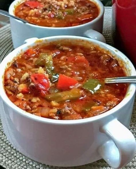 Soup Lovers (Recipes & Tips | I need 5000 people to say (yummy) so I can add their names to the Active Member list.👏 | Facebook Keto Friendly Vegetables, Warm Soup Recipes, Quick Soup Recipes, Keto Stuffed Peppers, Stuffed Peppers Healthy, Quick Soup, Free Keto Meal Plan, Stuffed Pepper, Pepper Soup