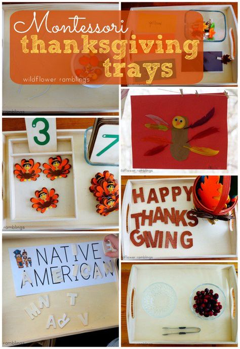 Preschool Chants, Montessori Thanksgiving, Montessori Spring, Activities For One Year Olds, Montessori Trays, November Activities, Montessori Practical Life, Thanksgiving Preschool, Montessori Toddler Activities