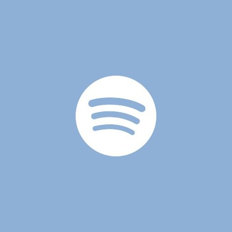 Baby Blue Iphone Wallpaper, Spotify Logo, Spotify Icon, Blue Icon, Iphone Icon, App Icon Design, App Icon, Icon Design, Baby Blue