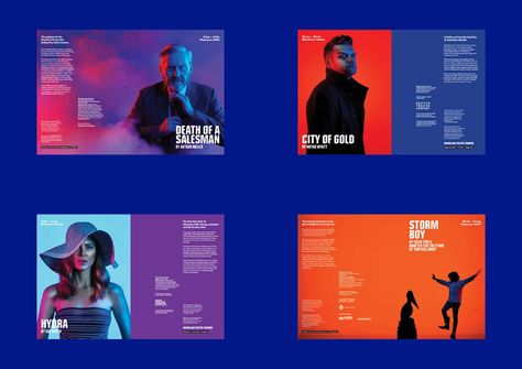 25 Creative Brochure Design Ideas that Stand Out | How to Design a Brochure in 2019 | Superside.com Theatre Brochure Design, Theatre Brochure, Brochure Design Ideas, Brochure Design Creative, Australia Tourism, Modern Brochures, Creative Brochure, Isometric Design, Design Fields