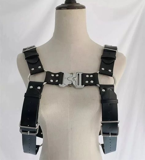 ⛓️ This week’s BESTSELLER : our Garth - Techwear Harness ⛓️ Made out of High quality PU Leather and Stainless Steel ⛓️Link in… | Instagram Cyberpunk Harness, Techwear Harness, Goth Harness, Gothic Belt, Cyberpunk Goth, Tactical Harness, Harness Fashion, Chest Harness, Emo Outfits