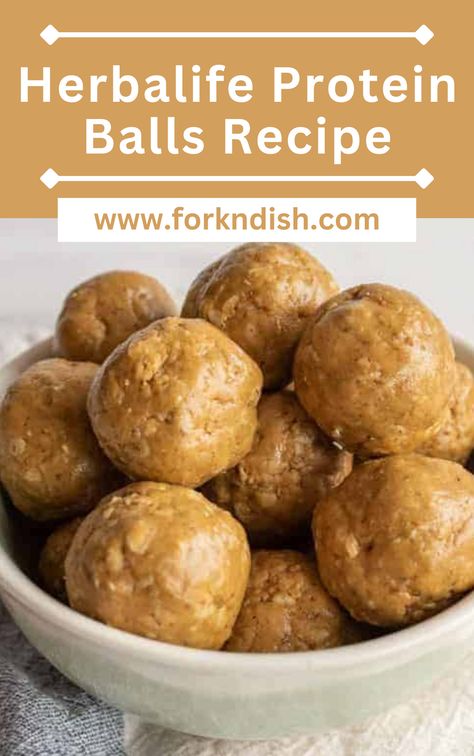 Looking for a snack that's super easy? Herbalife Protein Balls Recipe is a great choice! Herbalife Peanut Butter Balls, Protein Ball Nutrition Facts, Herbalife Energy Balls, Herbalife Monster Cookie Protein Balls, Herbalife Oatmeal Recipes, Herbalife Protein Balls Recipes, Herbalife Protein Balls, Protein Cake Pops, Protein Bites Recipe