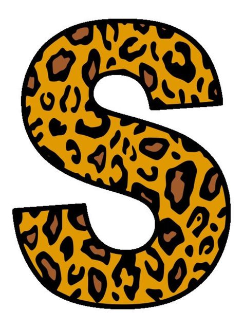 Safari Letters, Letters Drawing, Rainbow Alphabet, Leopard Print Svg, Decorated Letters, Mickey Safari, Alphabet Font, Decorative Letters, Alphabet Letters