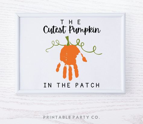 Fall Handprint Crafts Bundle | Happy Autumn Handprint Art | Cutest Pumpkin | October November | Thanksgiving Turkey | Halloween | Acorns Baby Fall Handprint Crafts, Mushroom Handprint Art, Fall Crafts Handprints, Footprint Handprint Art, Fall Hand Print Art, Newborn Handprint Crafts, Halloween Baby Handprint Crafts, August Baby Crafts, October Handprint Crafts