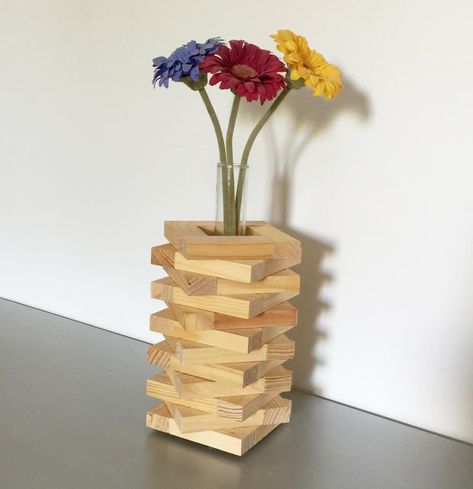 Tumbling Tower Craft Projects - A Little Craft In Your Day Tumbling Tower Block Crafts, Jinga Crafts, Diy Jenga Blocks Ideas, Block Pumpkins, Farmhouse Candle Holders, Jenga Blocks, Tumbling Blocks, Farmhouse Candles, Bazaar Crafts