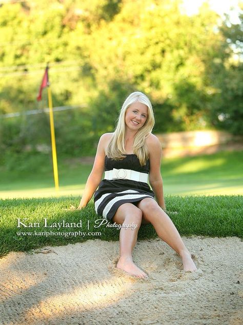 Senior Picture Ideas Golf, Golf Senior Pictures, Senior Photo Ideas, Golf Pictures, Golf Photography, Best Golf Courses, Golf Tips For Beginners, Girls Golf, Senior Picture Ideas