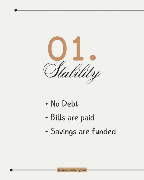 As we journey through life, we’re all striving for financial freedom. But what does that really mean? Is it simply having a fat bank account, or is it so much more? In our pursuit of wealth, we often overlook the nuances of what it takes to truly achieve financial freedom. Today, let’s dive into the 4 stages of wealth, and how each one sets us up for a life of true prosperity. Stage 1: Stability The first stage of wealth is stability. This is where we lay the foundation for our financial jo... Fat Bank Account, Streams Of Income, Selling Digital Products, Residual Income, Multiple Streams Of Income, Long Term Goals, Financial Stability, 2025 Vision, Emergency Fund