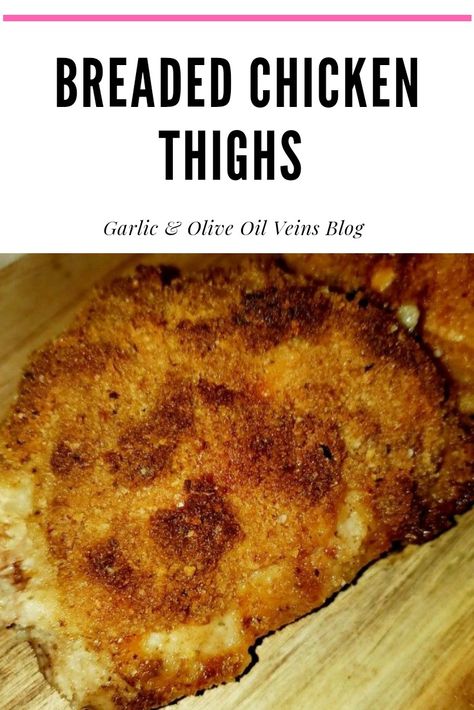 Breaded Chicken Thighs Baked, Breaded Chicken Thigh Recipes, Breaded Boneless Chicken Thighs, Panko Chicken Thighs, Fried Chicken Thighs Boneless, Oven Breaded Chicken, Fertility Recipes, Breaded Chicken Thighs, Oven Fried Chicken Thighs