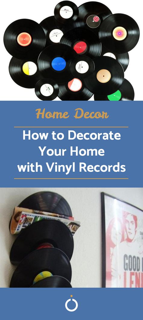 Decorating With Old Records, 45 Records Crafts Diy, Old Records Crafts Diy, Decorate With Vinyl Records, Decor With Vinyl Records, Vinyl Record Decoration, Decorate With Records, Repurpose Vinyl Records, 45 Record Crafts