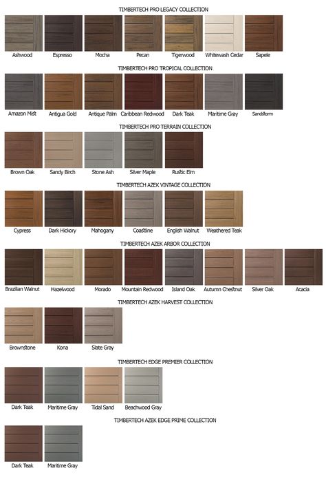 Trex vs Timbertech | Decking Pros & Cons | Gambrick Trex Deck Colors, Composite Decking Colors, Trek Deck, Timbertech Decking, Outdoor Deck Decorating, Deck Renovation, Deck Flooring, Porch Remodel, Deck Colors