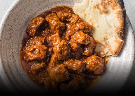 Goan Pork Vindaloo | America's Test Kitchen Pork Vindaloo Recipe, Pork Vindaloo, Vindaloo Recipe, American Test Kitchen, Batch Meals, Cooks Illustrated Recipes, Sweet Dinner Rolls, Cookie Toppings, Vindaloo