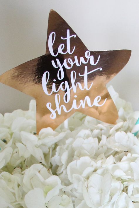 Night To Shine Posters, Be The Light Theme, Shine Bright Party Theme, Shine Vbs 2024 Decorations, Godly Beauty, Light Themed Party, Tea Tablescapes, Star Themed Party, Theme For Classroom