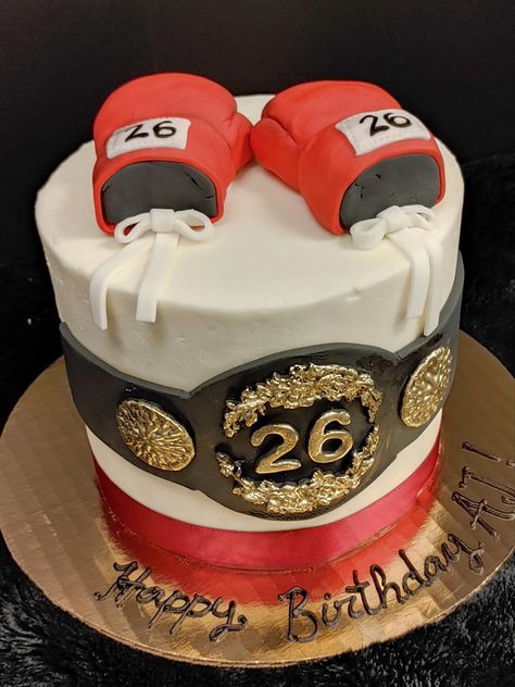 Boxer Theme Birthday Party, Ufc Themed Cake, Boxing Cake Ideas For Men, Boxing Cake, Boxing Birthday Cakes For Men, Boxing Cake Ideas, Boxing Theme Cake, Boxing Cake Topper, Boxing Gloves Cake Birthdays