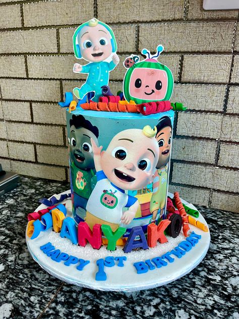 1 year Baby boy birthday cake Cake For One Year Old Boy, One Year Old Birthday Cake Boy, Cake For Baby Boy 1 Year, Birthday Cake Baby Boy 1year, Baby Boy Birthday Cake 1 Year, Coco Melon Birthday, Baby Boy Birthday Decoration, Litle Boy, Birthday November