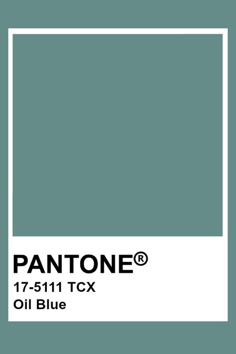 Pantone Oil Blue Pantone Blue Green Shades, Blue Pantone Colour Palettes, Pantone Blue Green, Pantone Blue Turquoise, Tcx Pantone, Bleu Pantone, Pantone Wall, Pantone Tcx, Pantone Green