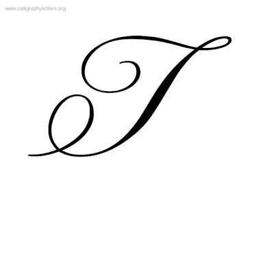 Cursive T Cursive Letter T, Engagement Tattoos, Cool Alphabet Letters, Cursive J, Cursive T, Baby Name Tattoos, J Tattoo, Calligraphy T, Tattoo Fonts Cursive