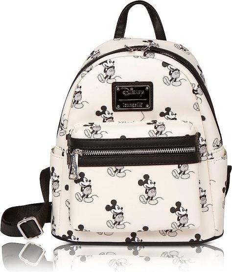 Loungefly Disney Mickey Mouse Mini Backpack Disney Shopping List, Cruise Outfit Ideas, Clear Backpacks, Mickey Mouse Backpack, Disney Loungefly, Unique Backpacks, Disney Shopping, Loungefly Bag, Mini Backpacks