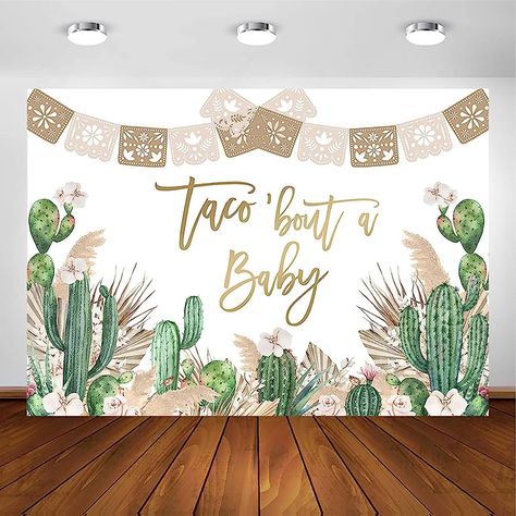 Amazon.com : Avezano Taco 'Bout A Baby Shower Backdrop Boho Fiesta Baby Shower Party Decoration Photography Background Cactus Taco Pampas Grass Gender Neutral Baby Shower Backdrops Photoshoot (7x5ft) : Electronics Cactus And Flowers, Taco Bout Love, Bridal Shower Photography, Mexican Bridal Showers, Fiesta Shower, Baby Cactus, Baby Backdrop, Fiesta Party Decorations, Bridal Shower Backdrop