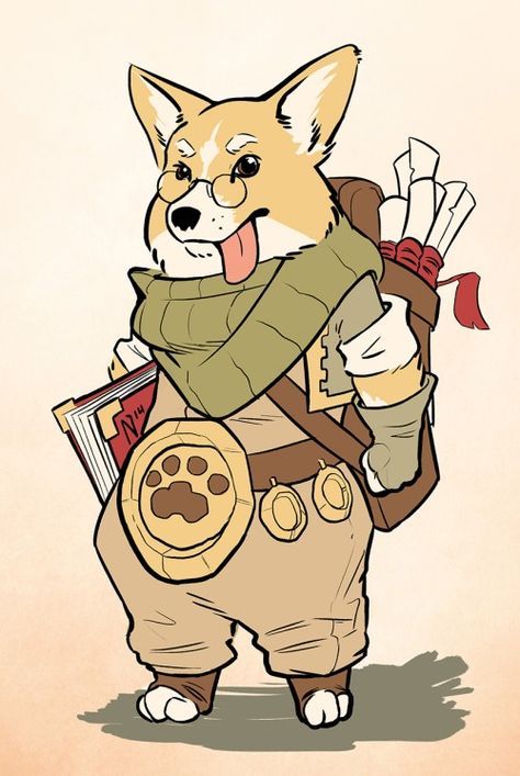 Corgi Wizard Chibi Dog, Pathfinder Game, Pathfinder 2e, State Of Decay, Corgi Art, Pathfinder Rpg, Dnd Art, Dungeons And Dragons Homebrew, Creature Feature