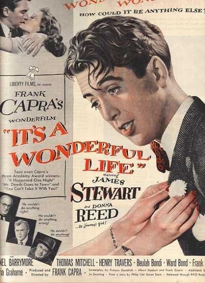 Movies Theater, Vintage Movie Theater, Science Fiction Movie Posters, It’s A Wonderful Life, Movie Posters For Sale, Jimmy Stewart, Classic Films Posters, It's A Wonderful Life, Old Movie Posters