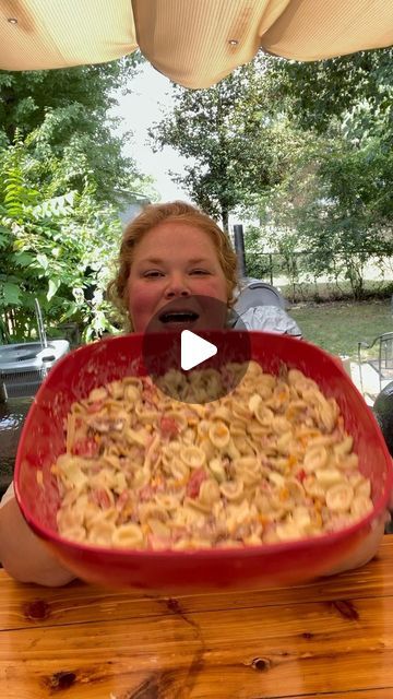 Leslie Ross | Cajun Pasta Salad #foodie #pasta #pastasalad #easyrecipes | Instagram Cajun Pasta Salad, Babe Original, Noodles Recipes, Creole Cooking, Cajun Pasta, Chicken Ham, Pasta Noodle Recipe, 50k Views, Pasta Salads