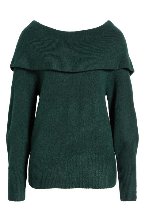 Move easily from day to night in a cozy knit sweater with a relaxed silhouette and a chunky folded neckline. 24" length Boat neck Long sleeves 58% polyester, 40% acrylic, 2% spandex Machine wash, dry flat Imported Boat Neck Sweater Layer, Winter Knit Tops With Boat Neck, Black Boat Neck Sweater, Stretch Boat Neck Off-shoulder Summer Top, Solid Stretch Off-shoulder Sweater, Cozy Knit Sweater, Boatneck Sweater, Neck Sweater, Wide Sleeves