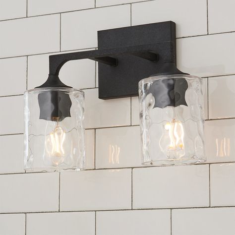 All Bathroom Lighting - Shades of Light Above Mirror Bathroom Lighting, Vanity Lighting Over Mirror, Farmhouse Bathroom Lighting, Black Bathroom Light Fixtures, Farmhouse Bathroom Light, Black Bathroom Light, Powder Room Lighting, Farmhouse Vanity Lights, Corner Vanity