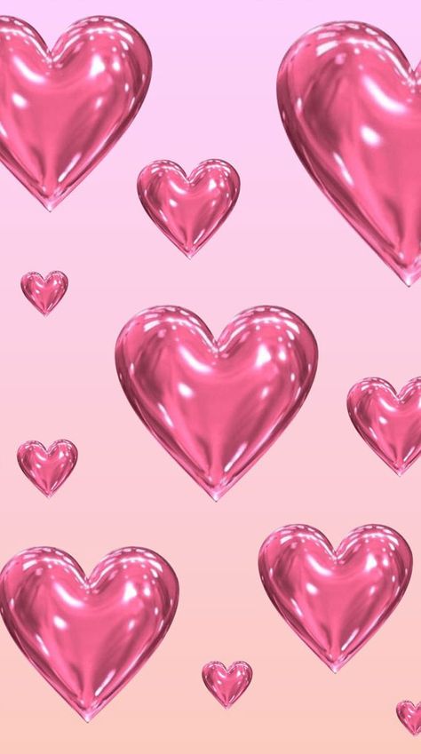 Preppy Wallpaper Ideas, Pink Preppy Wallpaper, Valentine Hearts Art, Pink Walpaper, Wallpaper Hearts, Iphone Aesthetic Wallpaper, Pink Clouds Wallpaper, Iphone Wallpaper Iphone, Printable Wall Collage