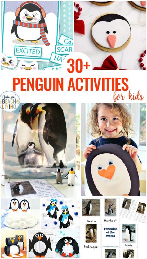 Preschool Penguin Activities, Penguin Crafts For Kids, Preschool Penguin, Antarctica Activities, Winter Animals Preschool, Penguin Preschool, Winter Animal Crafts, Penguin Unit, Penguin Awareness Day