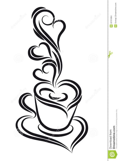 Dessin sur Tasse | More similar stock images of ` Black and white coffee cup . ` Tre Kunst, Wood Burning Patterns Stencil, Wood Burning Stencils, Woodburning Projects, Wood Burning Crafts, Free Stencils, Wood Burning Patterns, Stencil Patterns, Wood Burning Art