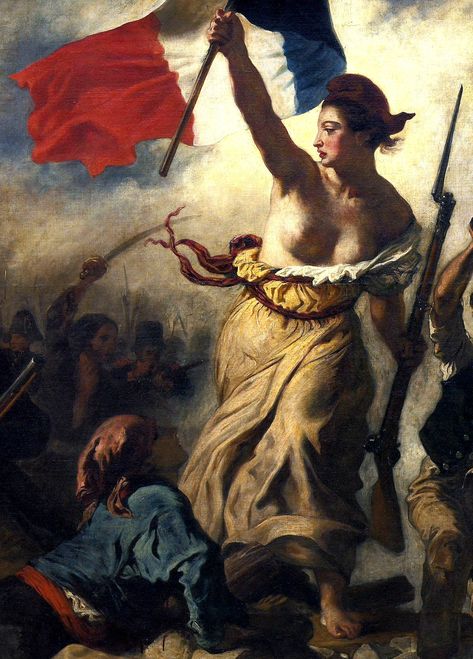 Marianne-personification of France France Tattoo, Liberty Leading The People, Revolution Art, Eugène Delacroix, History Teachers, Historical Novels, French Revolution, Les Miserables, Classical Art