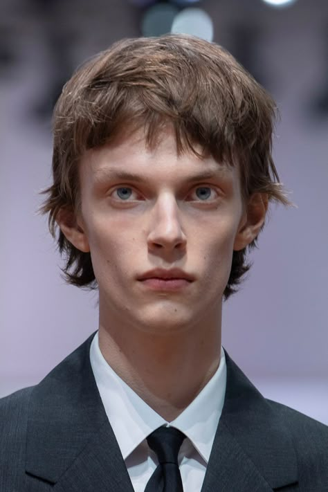 Prada Spring 2023 Menswear Collection | Vogue Prada Spring 2023, 100 Faces, 100 Heads Challenge, Life Drawing Reference, Face Ref, 100 Heads, Prada Spring, Drawing People Faces, People To Draw