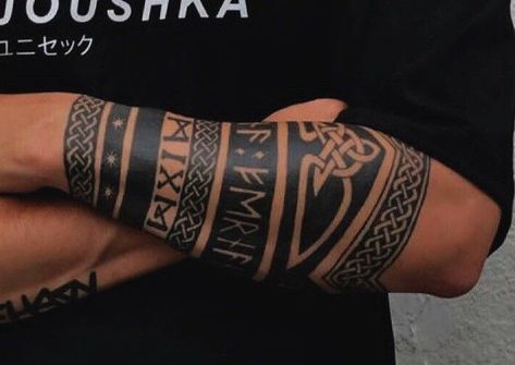 Nordic Forearm Tattoo, Viking Tattoo Designs Men, Nordic Tattoo Men, Viking Forearm Tattoo Men, Viking Sleeve Tattoo For Men, Nordic Arm Tattoo, Nordic Tattoo Design, Arm Tattoo Viking, Arm Tattoos Ideas