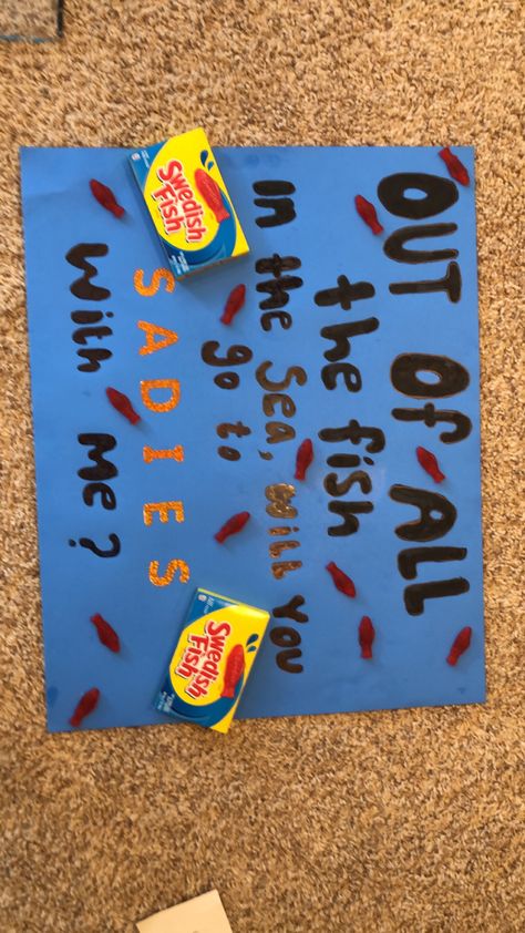 Ways To Ask A Guy To Sadies, Sadie’s Asking Posters, Sadie Hawkins Proposals Country, Cute Sadie’s Proposal, Sadie Hawkins Proposal Ideas, Sadie's Poster Ideas, Sadie’s Hawkins Poster Ideas, Girls Ask Guys Poster Ideas, Sadie Hawkins Proposals Football