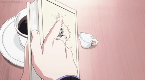 Book Gif Aesthetic, Book Opening Gif, Typing Gif, Aesthetic Anime Gif, Studying Gif, Book Gif, Arte Do Kawaii, Anime Gifs, Anime Book