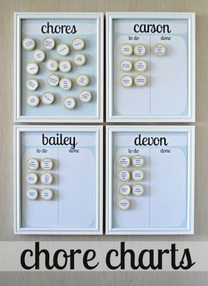 We NEED this!! chore chart, not just for kids. use pictures instead of words for little kids Uppfostra Barn, Magnetic Chore Chart, Chore Board, Vogue Kids, Chore Charts, Chore Chart Kids, Chores For Kids, Charts For Kids, Organization Kids