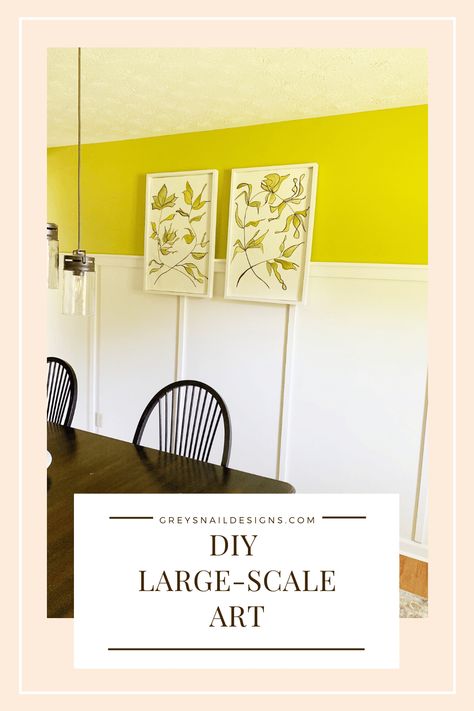 How To Hang Art Over Board And Batten, How To Hang A Mirror Over Board And Batten, Hanging Heavy Mirror, Juniper Home, Painting Tile Floors, Hang Artwork, Large Scale Art, Hang Art, How To Hang