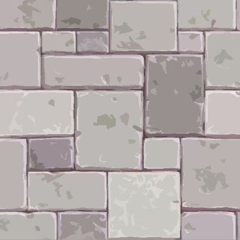 Floor Tile Drawing, Dungeon Wall Texture, Drawing Stone Texture, Pavement Illustration, Floor Texture Drawing, Stone Texture Drawing, 2d Texture, Stone Floor Texture, Stylized Texture