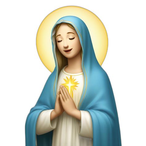 AI emoji generated from the prompt: blessed Virgin Mary catholic Jesus Emoji, Emoji Generator, Blue Veil, Want A Girlfriend, Virgin Mary Statue, Mary Catholic, Mary Statue, Blessed Virgin, Blessed Virgin Mary