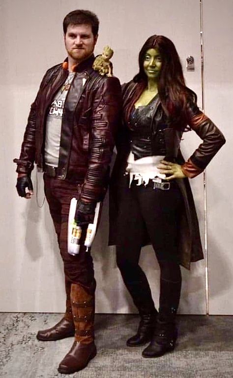 #gamora #starlord #star-lord #gotg #gotg2 #guardiansofthegalaxy #guardians #marvel #marvelcouples cosplay #cosplayers #bodypaint Gotg 2, Marvel Couples, Star Lord, Guardians Of The Galaxy, Body Painting, Marvel