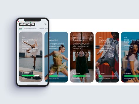 Daily UI Challenge #032 - Crowdfunding Campaign by Juan C. Fresno | Dribbble | Dribbble App Campaign, App Screenshots, Gui Design, Smart Mirror, Daily Ui, Crowdfunding Campaign, Tech Gear, App Ui Design, Saint Charles