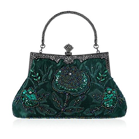 JAGENIE Vintage Style Beaded Floral Evening Clutch Bag We... https://www.amazon.co.uk/dp/B07DRH6HTF/ref=cm_sw_r_pi_dp_U_x_.GJVDbBZZPWB8 Party Purse Handbags, Wedding Clutch Purse, Linen Handbags, Prom Purse, Rhinestone Handbags, Sequin Purse, Wedding Handbag, Clutch Bag Wedding, Ebay Business