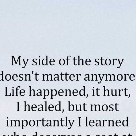 My Positive Outlooks on Instagram: "My side of the story doesn't matter anymore...

#goal #journey #trust #focus #inspirational #motivational #inspire #motivation #inspiration" Set Back Quotes, Focus On Me Quotes, My Side Of The Story, Healthy Routines, Me Myself And I, Cute Date Ideas, Healthy Routine, Focus On Me, Positive Outlook