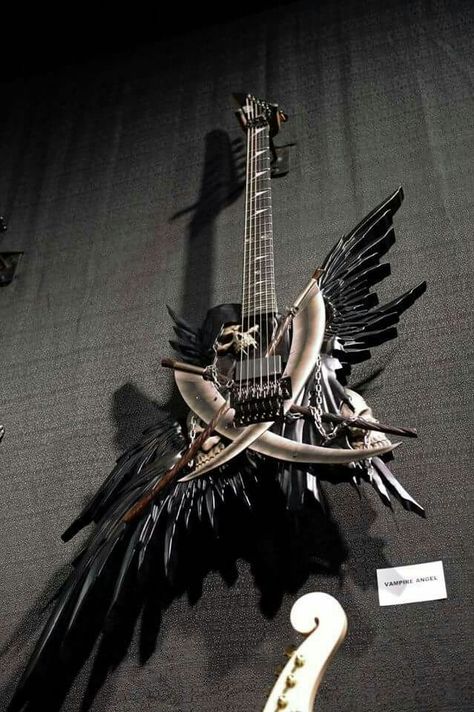 Instruments Art, Electric Guitar Design, Guitar Obsession, Pretty Knives, Cool Electric Guitars, Guitar Art, Guitar Design, Cool Guitar, Grim Reaper