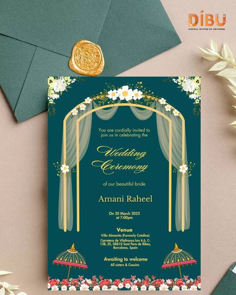 Latest E-Card design for wedding ceremony 💌 DM to place your order (Customization service is also available) . . . #digitalinvitesbyuniverse #ecardsforyou #digitalinvites #savethedate #together #weddingseason #weddingbells E Card Design, Digital Wedding Card, Arch Designs, Design For Wedding, Floral Arch, Place Your Order, Digital Weddings, E Card, Wedding Invites